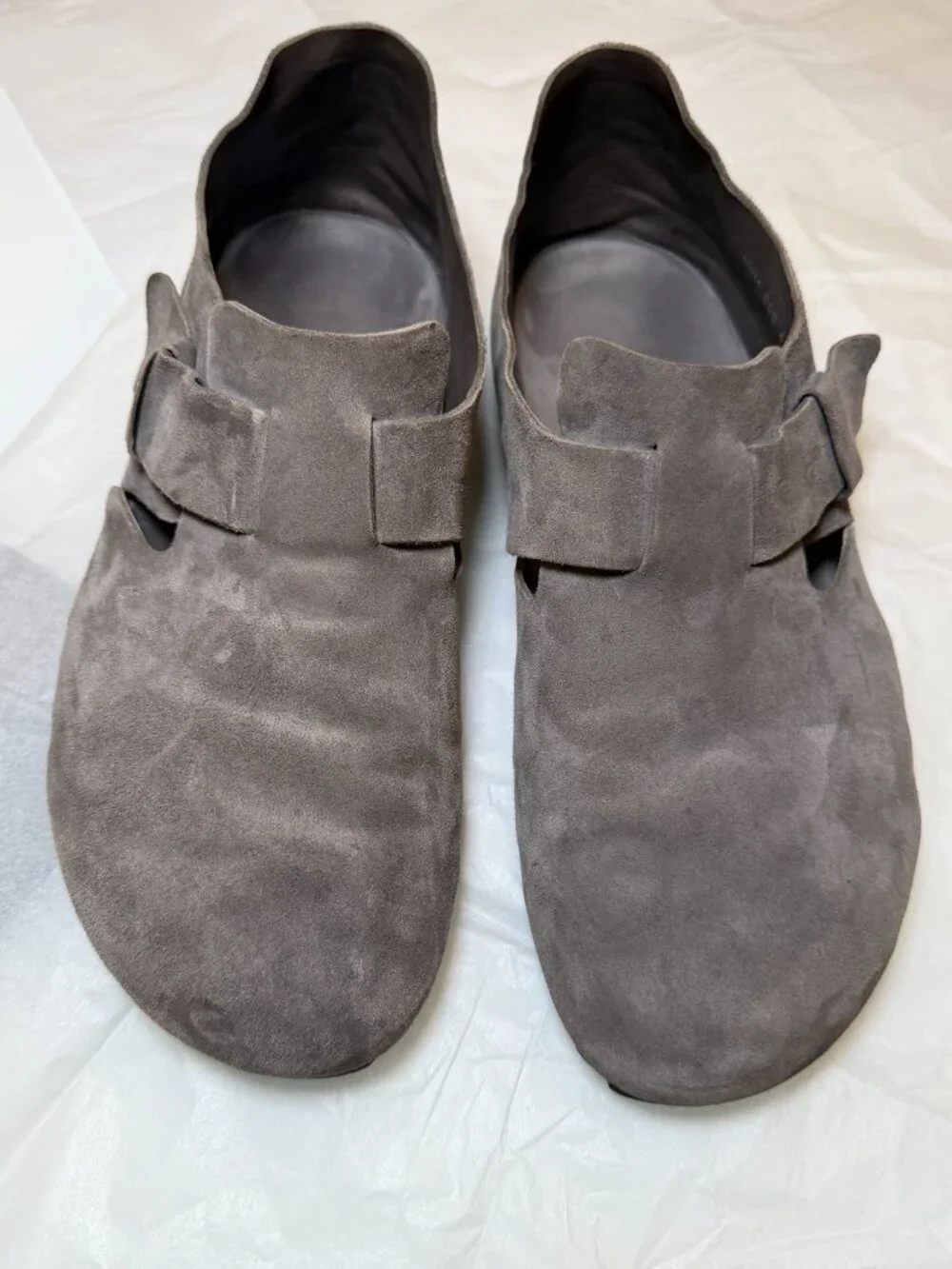 Officine Creative Laboratorio Gray Suite Mules w/ Heel